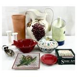Asst Ceramic Pottery, Home Decor & More