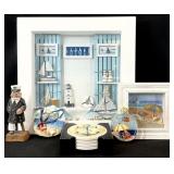 Asst Nautical / Beach Theme Decor Items