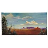 Southwest Desert Landscape Canvas Art Print