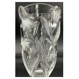 Mikasa Bluebell Frosted Crystal Vase