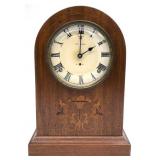 Antique Seth Thomas Inlaid Wood Mantel Clock
