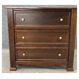Cherry Tone 3 Drawer Chest