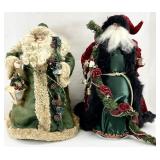 2 Santa Claus Figures