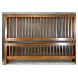Mahogany Tone King Size Bed