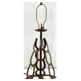 Western Metal Horseshoe Table Lamp