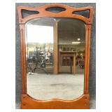 Maple Frame Hanging Mirror