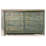 Nadeau Green Base Double Dresser