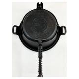 Griswold Cast Iron #8 Waffle Maker & Hi-Base Stand