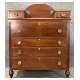 Antique Glovebox Chest