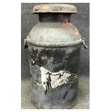 Vintage Steel 10 Gal. Milk Can
