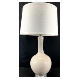 Cream & Clear Contemporary Table Lamp