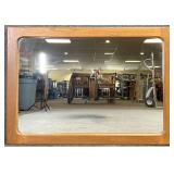 Vintage Oak Frame Mirror