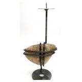 Handmade Metal & Stone Brutalist Style