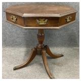 Cherry Octagonal Accent Table