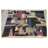 Antique Hand Stitched Crazy Quilt 60in x 77in