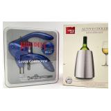 Wine Bottle Chiller & Wine Opener Set