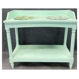 Painted Potting Table