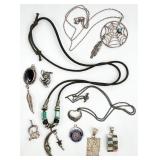 Sterling Silver Necklace & Pendants Group
