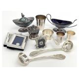 Asst Silver Plate Dishes & More