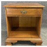 Vintage Ethan Allen Maple One Drawer Nightstand