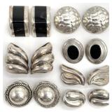 7 Pair Designer & More Sterling Silver Earrings