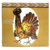 Stained Glass Turkey Lamp