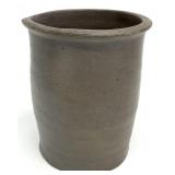Antique Handmade Stoneware Pottery Crock