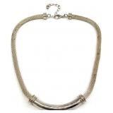 Joseph Esposito Sterling Silver Mesh Necklace