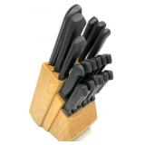 Asst Knives in Wooden Knife Block
