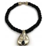 Simon Sebbag Gold Wash Sterling Pendant Necklace