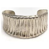 Vintage Sterling Silver Cuff Bracelet