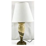 Quality Brass Leaf Wrapped Table Lamp
