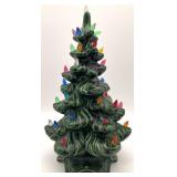 Vintage Ceramic Light Up Christmas Tree