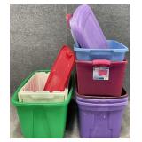 Group Assorted Storage Totes