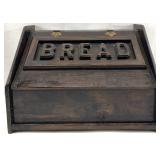 Large Vintage Wooden Bread Box