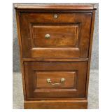 Cherry Tone 2 Drawer File Cabinet