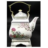 Franklin Mint Birds & Flowers of the Orient Teapot