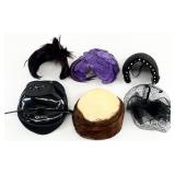Group 1940s / 1950s Ladies Hats
