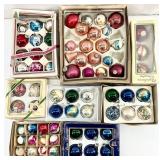 Vintage Glass Christmas Ball Ornaments