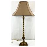 Giltwood Style Barley Twist Candlestick Lamp