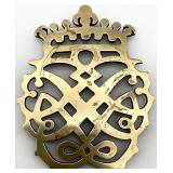 Vintage Johann Sebastian Bach Brass Trivet