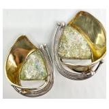 Vintage Avi Soffer Sterling Silver Earrings