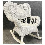 Antique Children's Wicker Rocking Chair