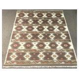 8.3 x 10 Native Indian Style Woven Wool Rug