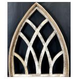 Handmade Whitewashed Wood Arch