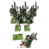 Gordon Highlander Pipers Metal Figures