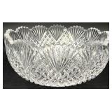 American Brilliant Strawberry Diamond & Fan Bowl