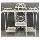 Wrought Iron 6 Place Plant Stand