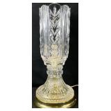 Vintage Crystal Torchiere Table Lamp