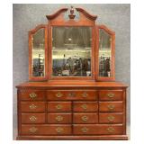 Cherry Tone Dresser w/ Mirror